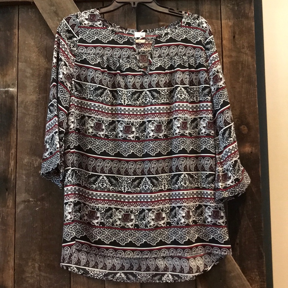 3/4 sleeve women’s blouse